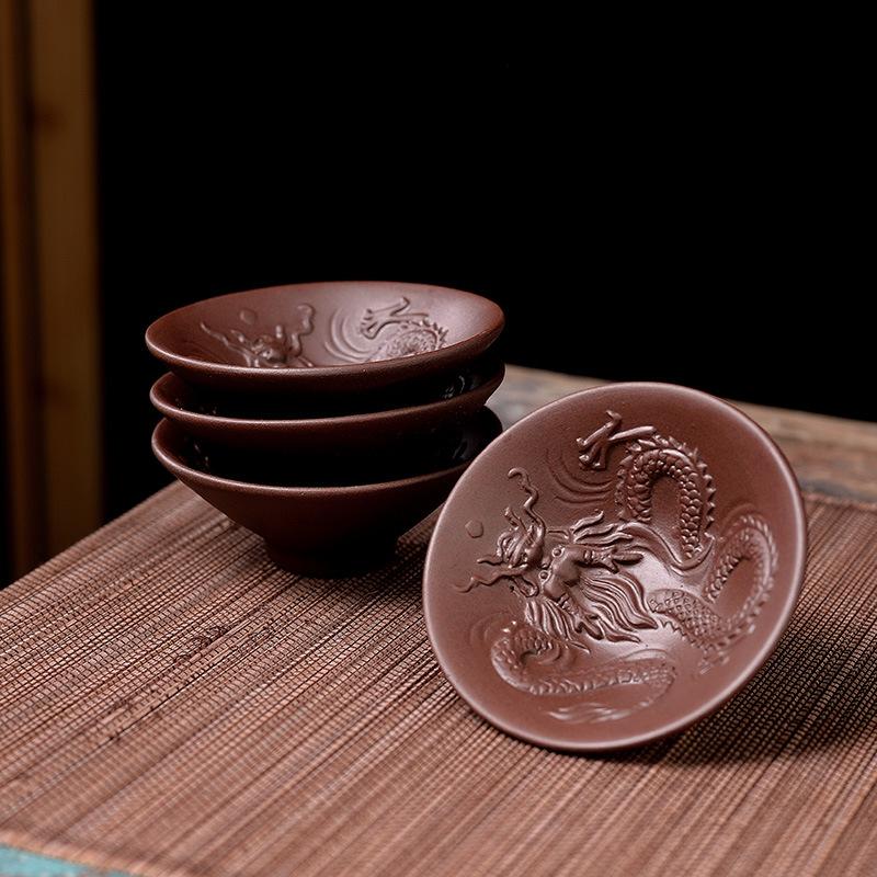 Zhu Ni Zisha Pot Handmade Tea Pot Hand Grab Pot Household Kung Fu Tea Set Tenglong Pot Set