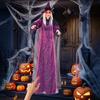 Realistic Halloween Witch Hangings Unique Halloween Witch Decoration with Sound and Lights for Indoor Outdoors Use