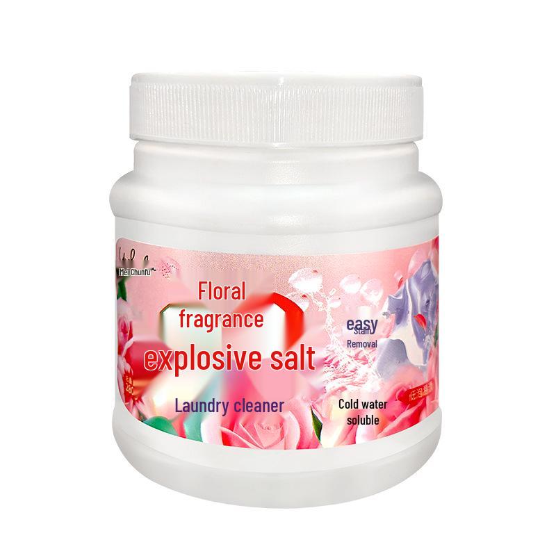 

Floral Explosion: Powerful Stain Remover & Whitening Color Bleach Powder for Cold Water