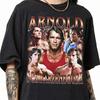 Maglietta Arnold Schwarzenegger, T-shirt Grafica Retro Bodybuilding, Merch Motivazionale Palestra, Maglietta Bodybuilding Era d'Oro, Regalo per Appassionato di Fitness