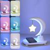 Music Night Light Speaker Ambient Bedside Lamp Computer Office Desktop Decoration Wireless Charging Game Music Dimmer