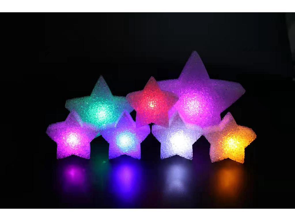 Handheld Luminous Crystal Star Lights for Stage Performance and Dance Props