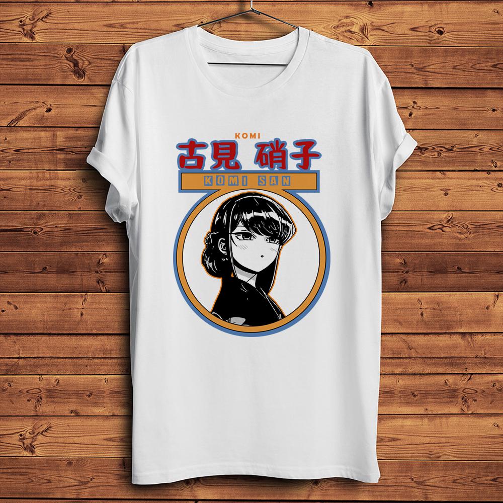 

Cute Komi Shoko Cant Communicate Funny Waifu Anime T ShirWhite Casual Unisex Otaku Unisexga TshirtBreathable Print Tee 4XL