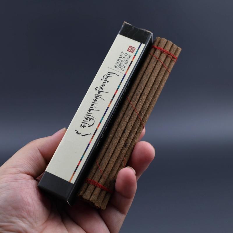 15CM India Natural Herbal Tibetan Incense Sticks Natural Ingredient Incense Sticks Calm Mind Aid Sleep Purify Air Meditation 15CM incense sticks