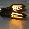 1 Paar Motorrad Blinkergehäuse Motorrad Zweifarbig Fließend Blinker Wasserdicht Universal