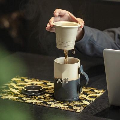 Edenus Transparent Matte Glaze Ceramic Tea Cup