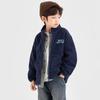 Dodoja Boys' Double-Brushed Fleece Stand Collar Jacket