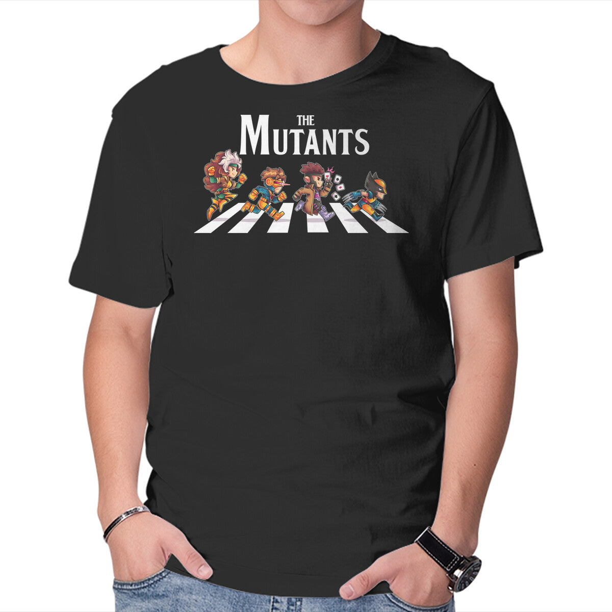 Unisex Crew Neck T-Shirt The Mutants Graphic Short Sleeve Casual Tee XXXL