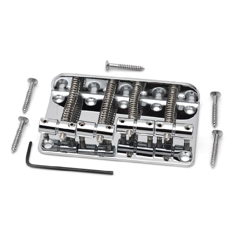 4 String Bass Bridge Assembly, 4 String Bass Bridge for 4 Strings Electric Bass