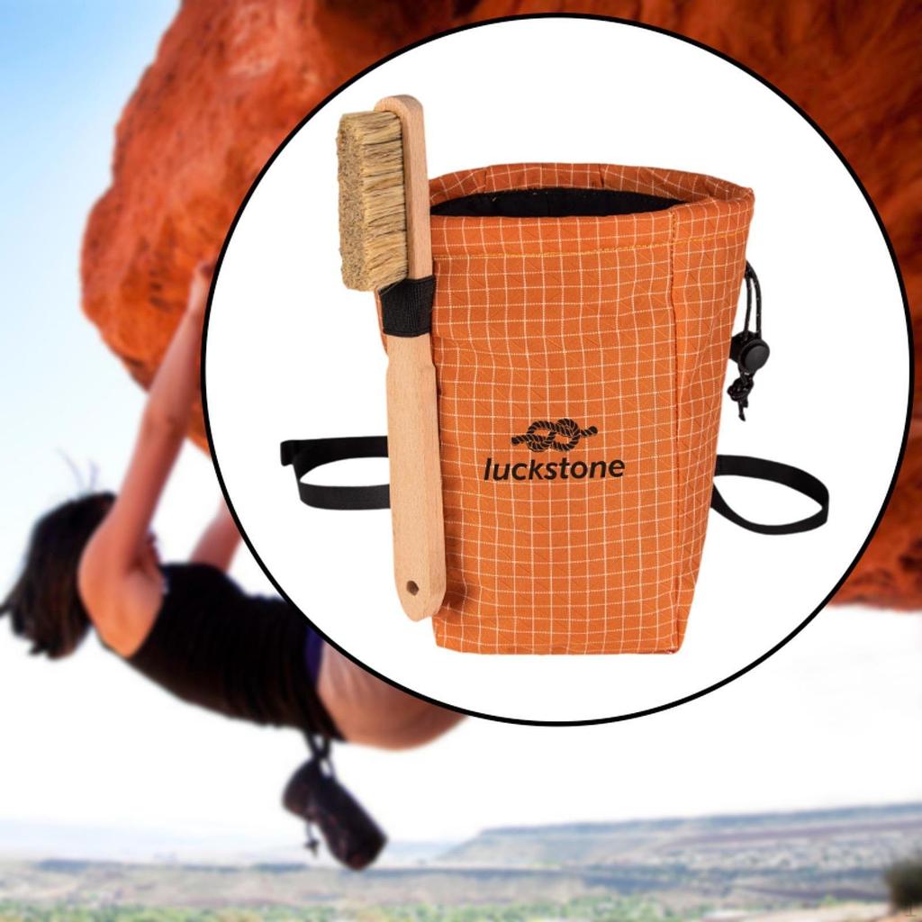 Chalk Bag for Rock Climbing Gym Gear Pouch Storage Bouldering Camping