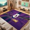 Melbourne Storm Personalisiertes Kristall-Samt-Teppich, Benutzerdefinierter Namens-Text Weicher Anti-Rutsch-Teppich für Wohnzimmer Schlafzimmer