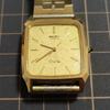 SEIKO QUARTZ Dolce Dolce Square Gold Quartz Watch Management K26 [Working Condition] Men's