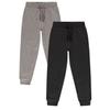 Lot 2 Grey and Black Children's Jogging Pants – Soft Fleece – Ideal for Sport and Relaxation – 3 To 14 Years - - Grey