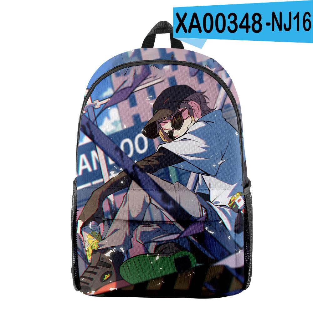 Classic Peculiar Novelty Cool Ranboo Pupil Bookbag Notebook Backpacks 3D Print Oxford Waterproof Boys/Girls Travel Backpacks