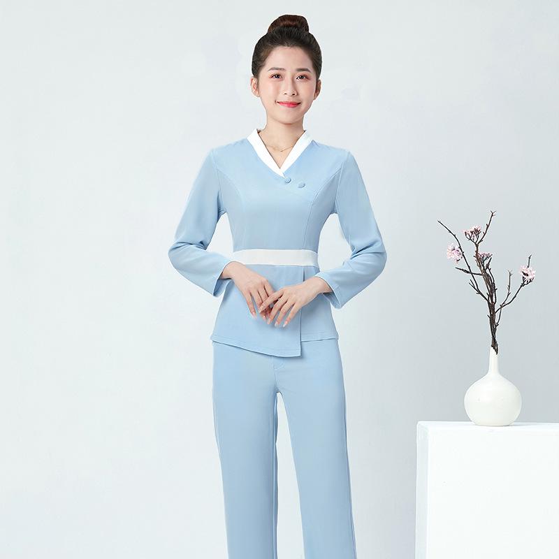 High-End Ladies Spa Technician Uniform: Spring/Summer Collection