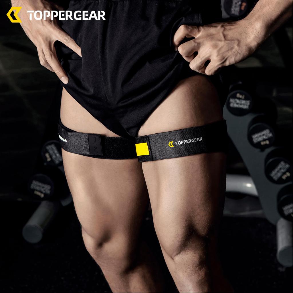 TOPPERGEAR Occlusion Training Band Pressure Band Genuine Product (M Size ArmLeg Set, Purple)