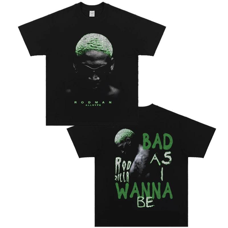 

Summer Dennis Rodman T Shirt Women Vintage T-shirts Cotton Tee Harajuku Male Manga Tshirt T Shirts Y2k Top Graphic T Shirt... 5XL
