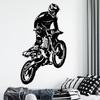 Pegatinas de Pared para Moto de Motocross Vinilo Decoración del Hogar Habitación de Niños y Adolescentes Dormitorio Decoración de Moto de Cross Pegatinas Papel Pintado S615