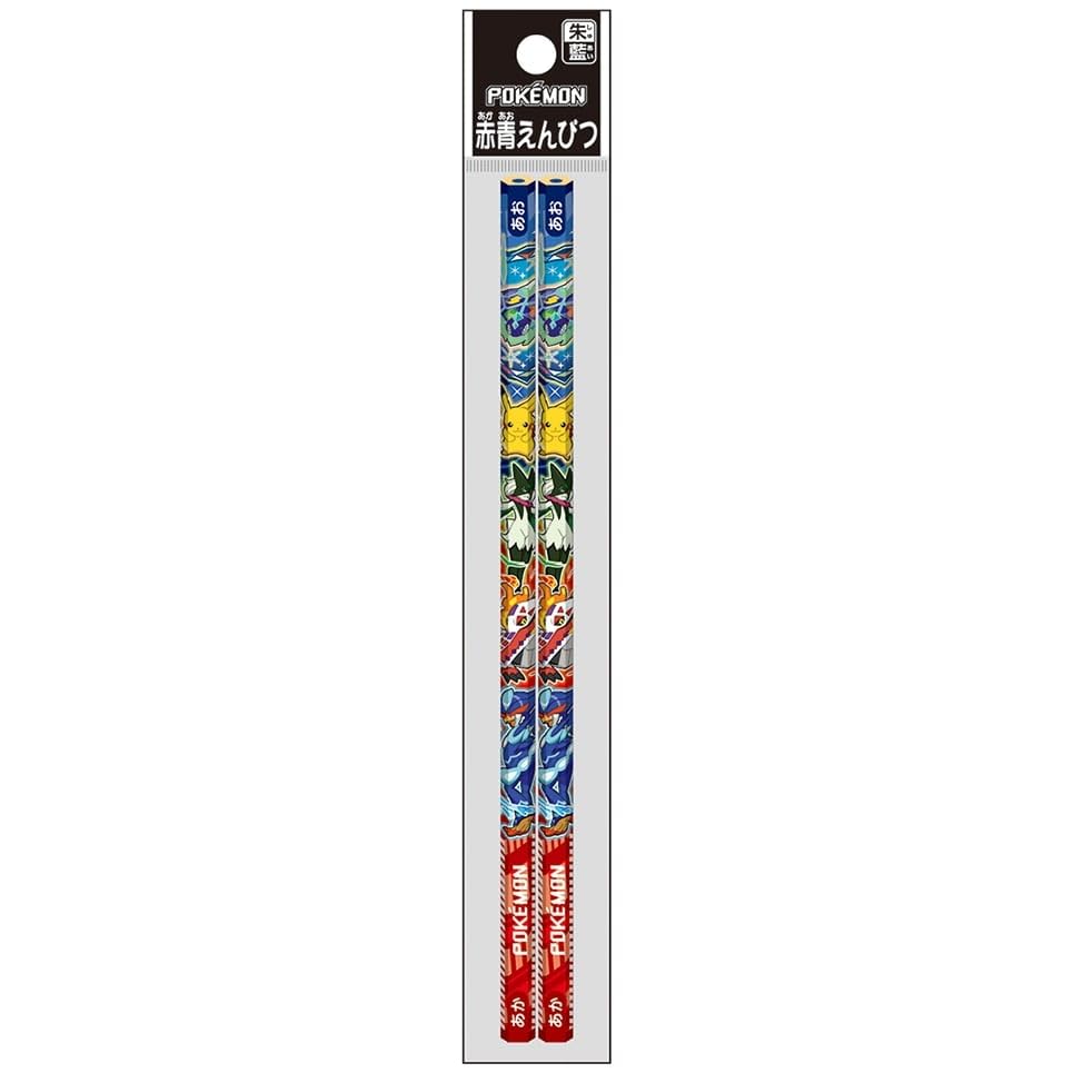 Showa Note Red and Blue Pencils 164098 Exciting New School Term pokemon Showa Note Pokémon 2-Pack
