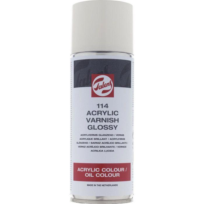 Bombe de vernis acrylique brillant 400ml Talens