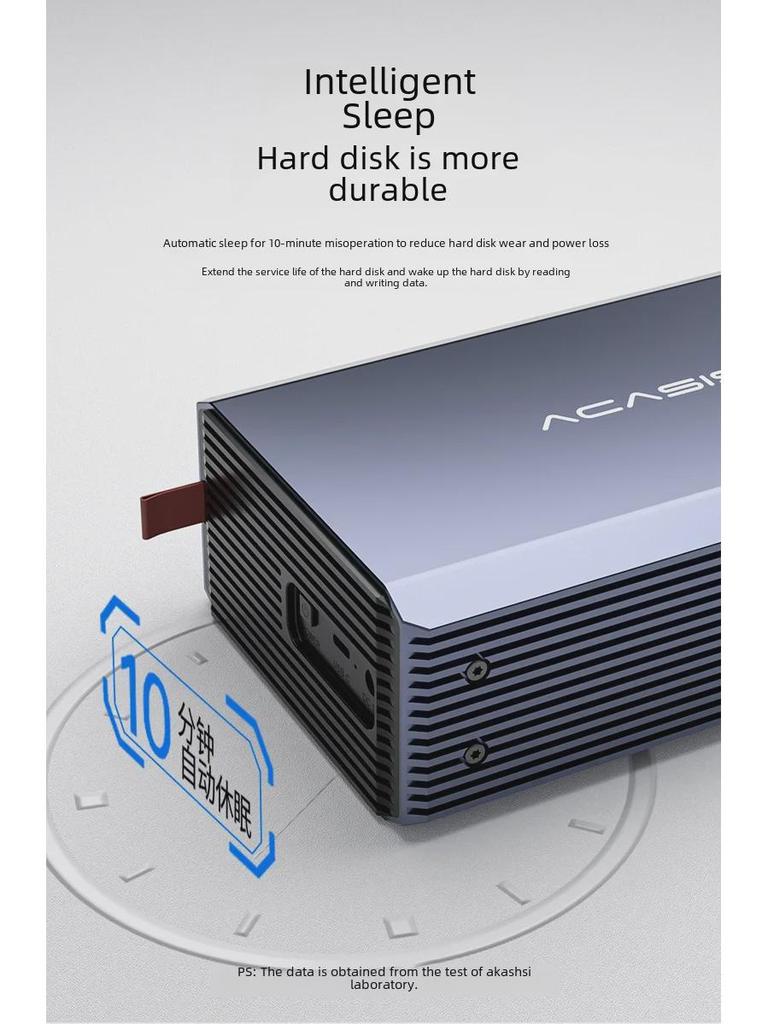 Akasis Dual Bay Hard Drive Enclosure: 3.5" & 2.5" SSD/HDD Protective Case