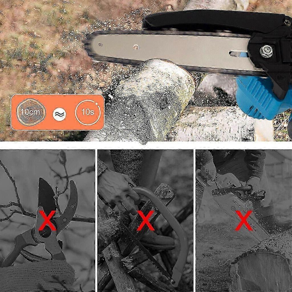 18V 88VF Electric Chain Saw Machine Only for Makita Blue Professional Grade Wood Cutting Tool