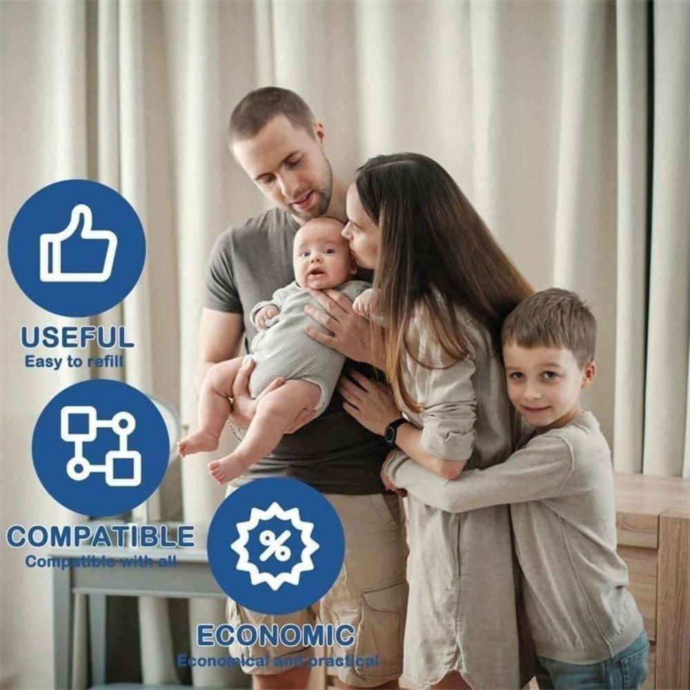 Tear-Resistant Diaper Trash Bags Durable Baby Diaper Garbage Bags New Nappy Bin Refills