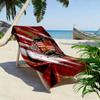 Bold Striped Elegance Print Beach Towel, Quick Drying, Suitable for Travel, Outdoor Sports, Jogging, the Beach and Swimming, Gift