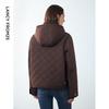 Langzi Retro Quilted Hooded Padded Jacket