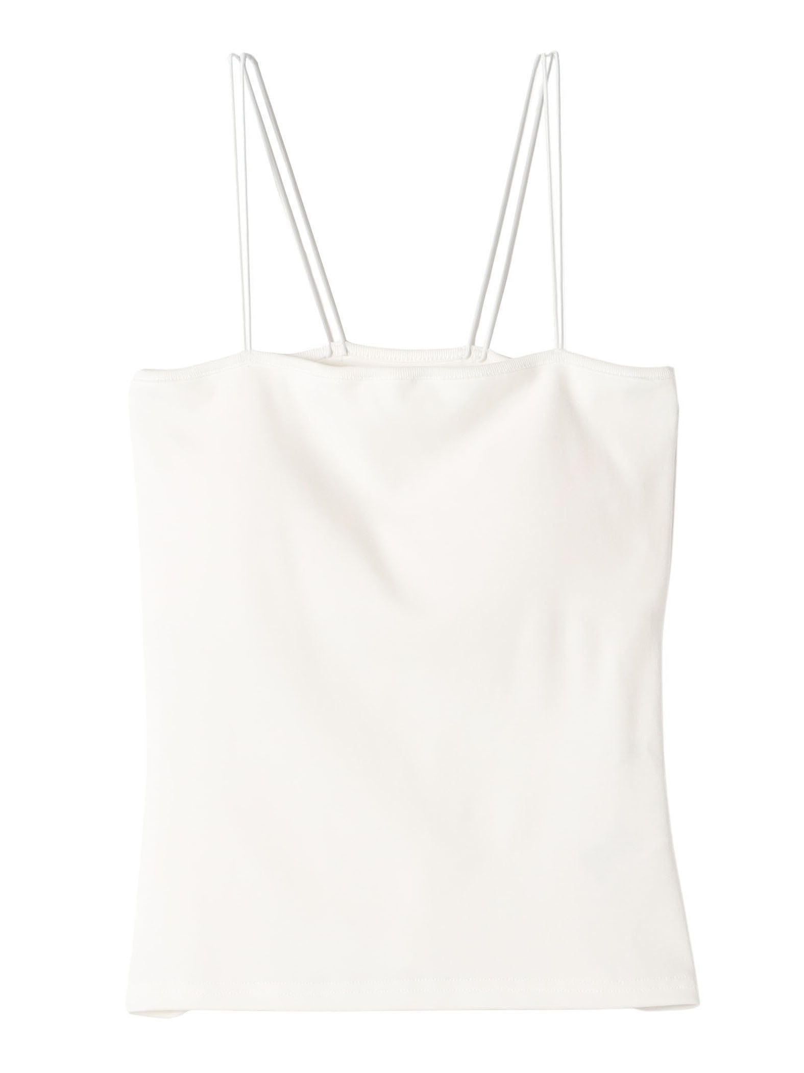 

Майки для женщин Bare French Rib Cami с чашками одного размера, прохладными на ощупь, на 2 бретелях, 312530052, молочно-белый,