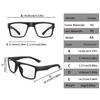 3-Pairs Classical Square Photochromic Sunglasses Outdoor Sports Cycling Running Driving Men Women Festival Party Wear Eyewear
