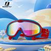 Kids Swim Goggles Waterproof Anti-Fog Large Frame Professional Diving Eyewear Boys Girls