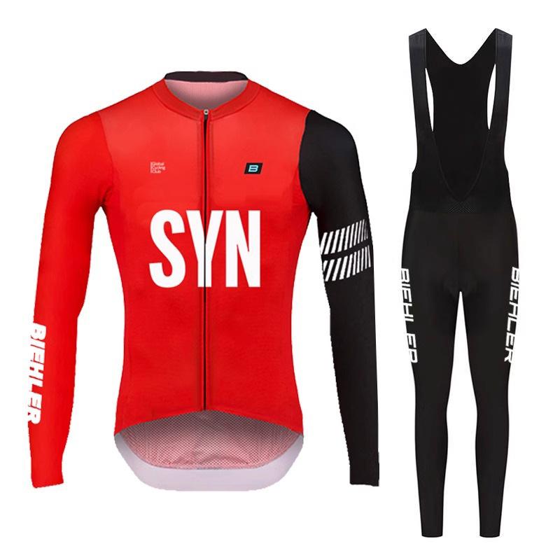 Bicycle Long-sleeved Top Set Road Bike Thin Men's Autumn and Winter Overalls 2026 Autumn Breathable Suit Cycling Suit