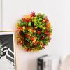Spring Wreaths for Porch Yard Wedding Decoration Farmhouse Home Hanging Decor,36CM