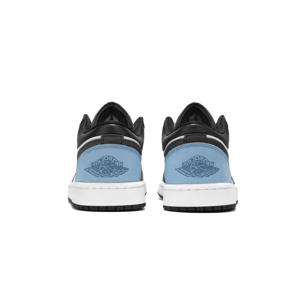 Jordan Air Jordan 1 Low Lightning Panda Cushioning Low top Vintage Basketball Shoes Men's Black White Blue 553558-132(Team1142-)