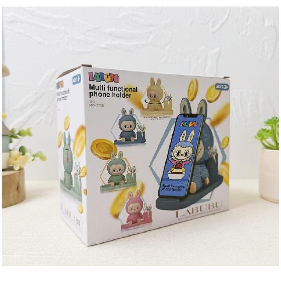 Cartoon Labubu 3D Vinyl Spardose, Stifthalter & Handyhalter