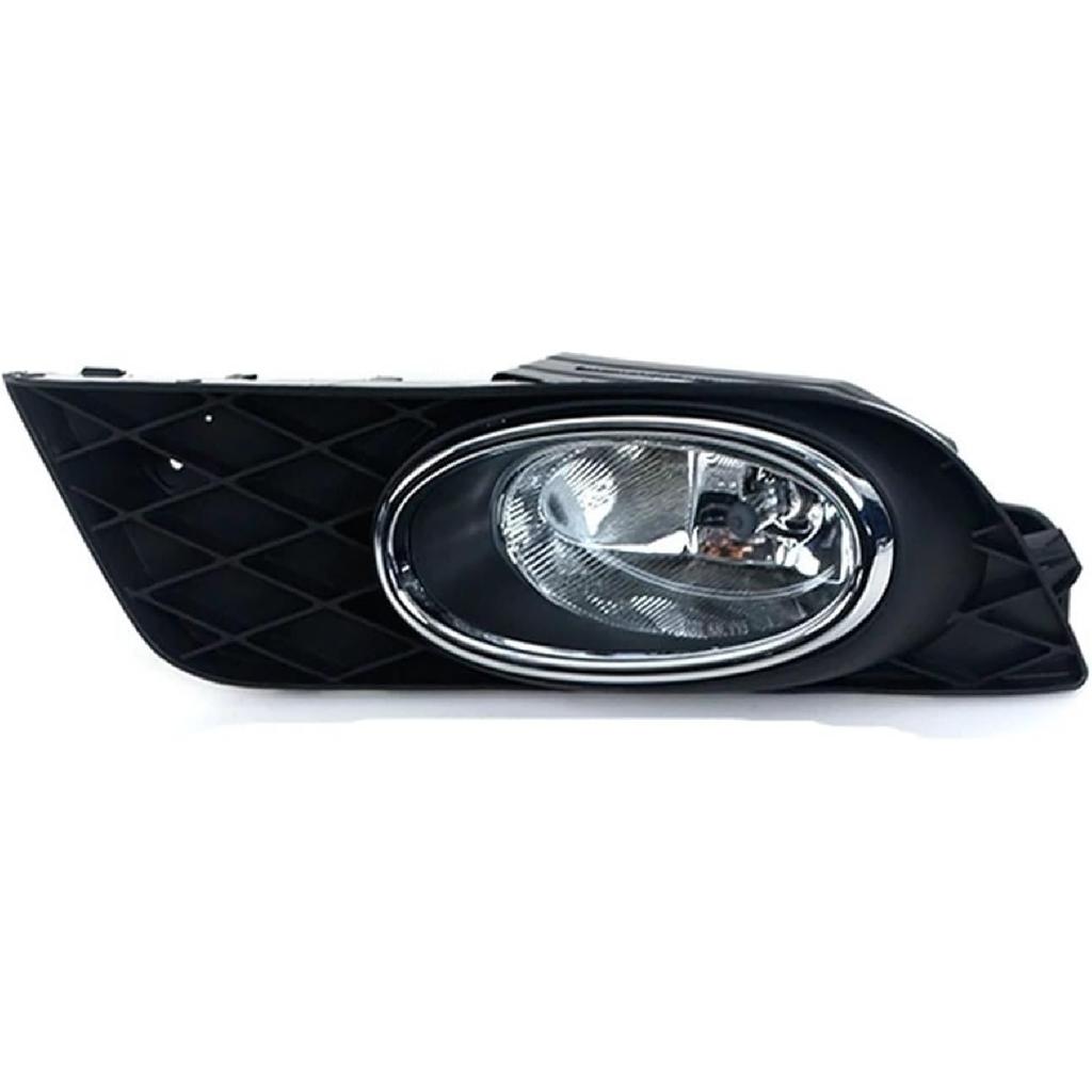 Car Front Bumper Fog Light Fog Lamp No Bulbs Compatible For Honda CIVIC 2012 2013 33950-TR0-H11 33900-TR0-H11 Foglight Foglamp With Cover(Only 1