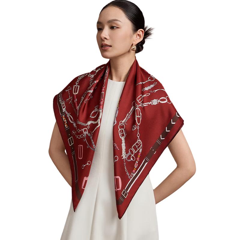 Shanghai Story 100% Mulberry Silk Scarf Gift Box