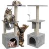 92 Cm Cat Scratching Post Tree Tower with House and Sisal Posts