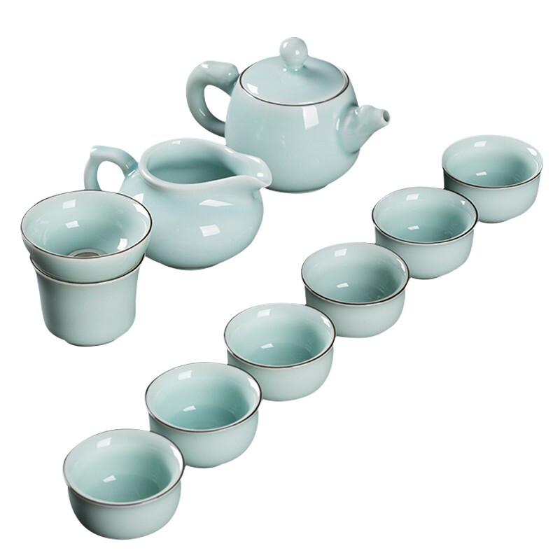 Chinese Dragon Teapot Tea Set