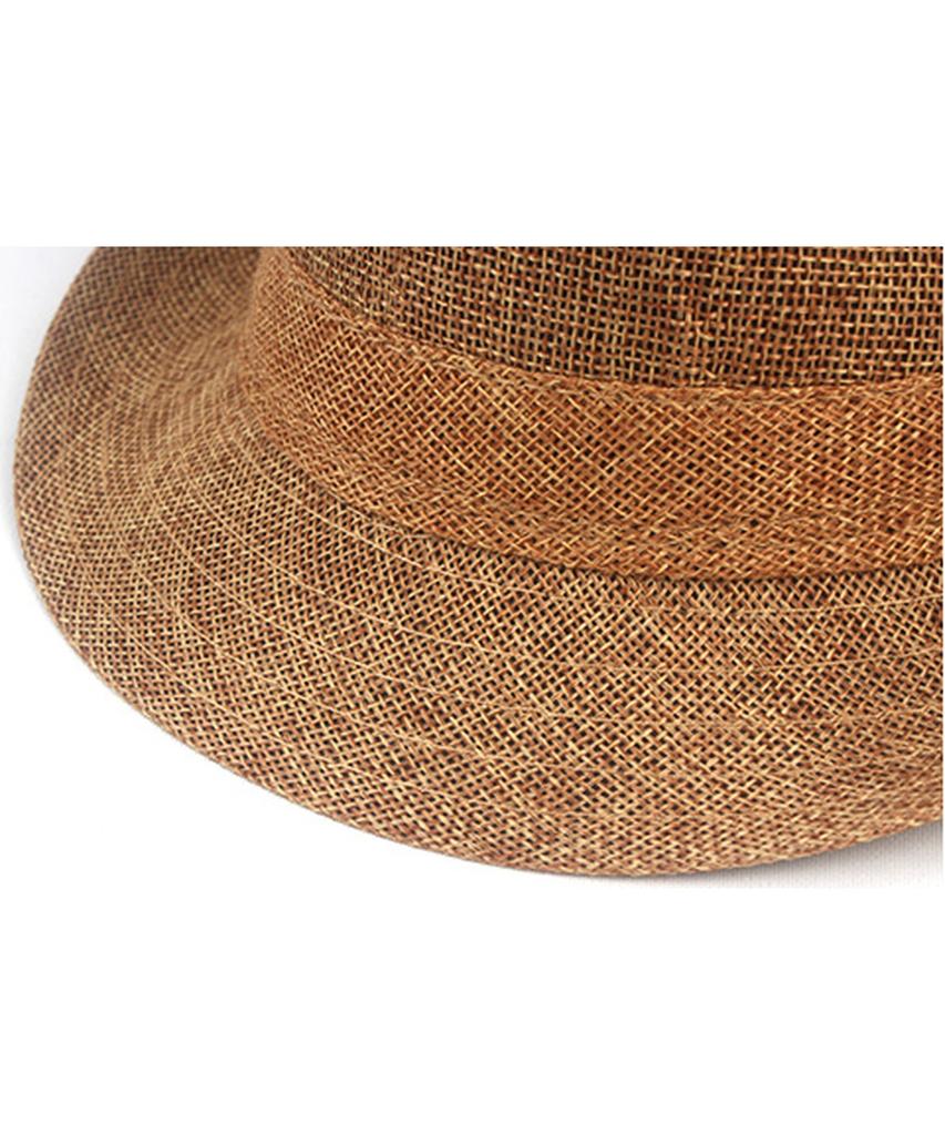 Yunibeosyeolkemiseuteuli Bu Summer Line Brown Fedora Summer Fedora