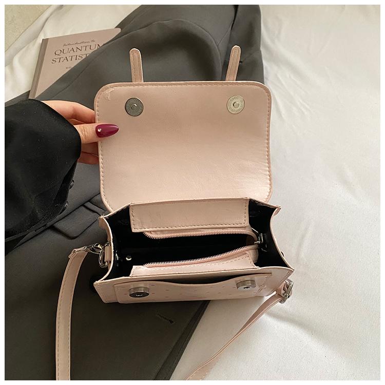 New Design Fashion Cute Polka Dot Handbag Satchel Kawaii Small Crossbody Bag for Women PU Leather Girls Shoulder Purse