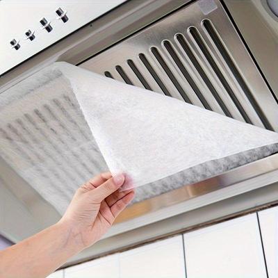 Range Hood Grease Filter Paper Oil Absorbent Dirt Stopper Kitchen Home Accessories