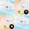 Real 925 Sterling Silver 17-20CM Butterfly Pet Ocean Starry Sky Original Bracelet Fit for Wedding Fine Jewelry DIY Making