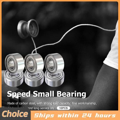 10pcs High Speed Bearing Miniature 685ZZ Axle Bearing Strong Load Capability Carbon Steel Replacement Power Transmission Parts