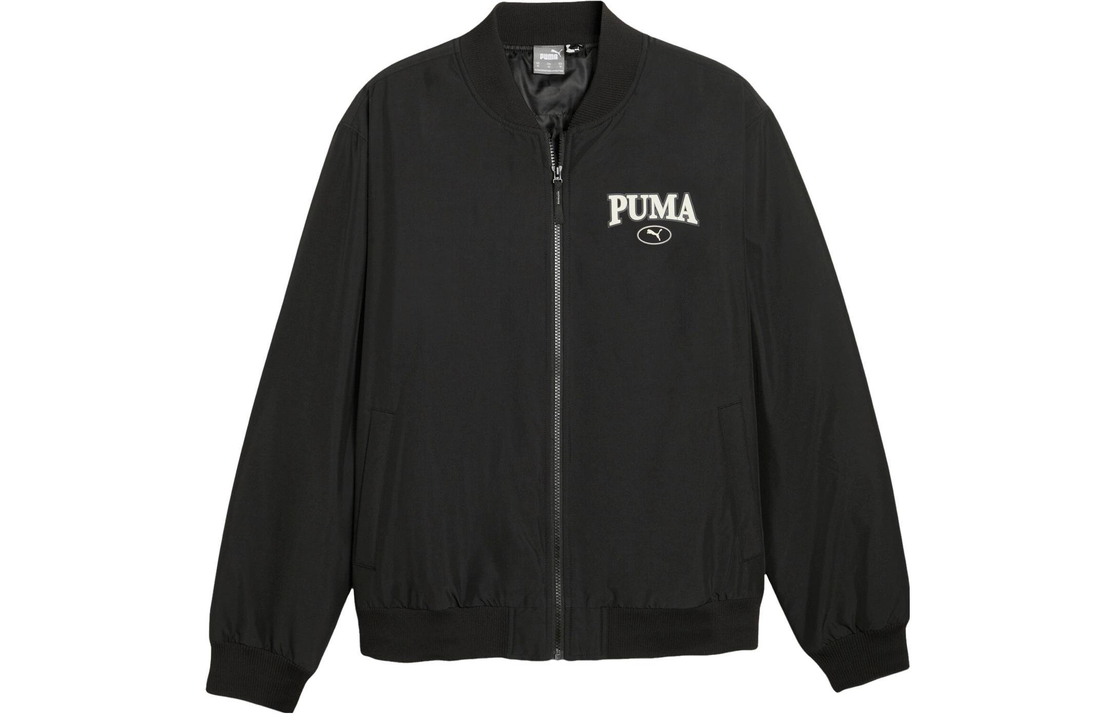 PUMA Jackets Men s Black Baseball Collar Moderate Other 681526-01 M