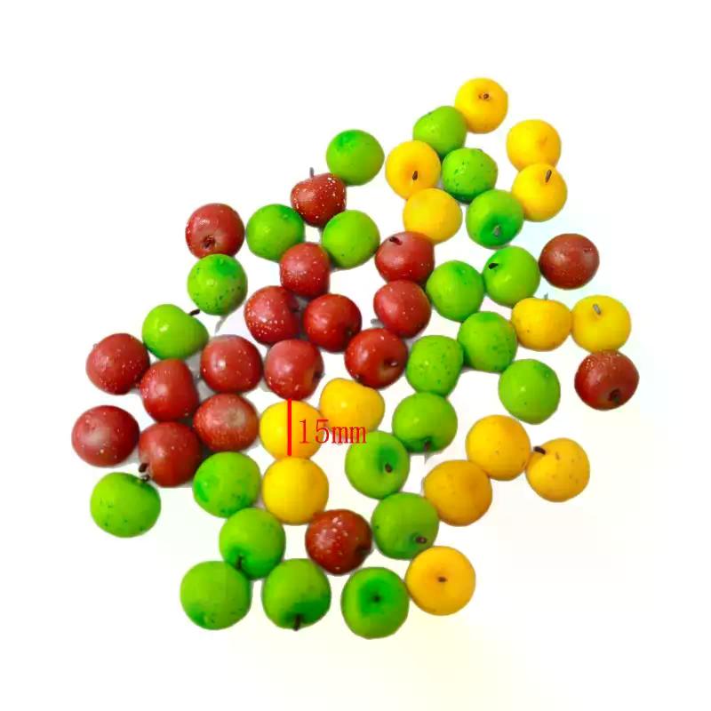 5/10Pcs Mini Simulated Little Apple Doll Accessories Toys 1/12 Dollhouse Miniature Food Play Scene Decoration