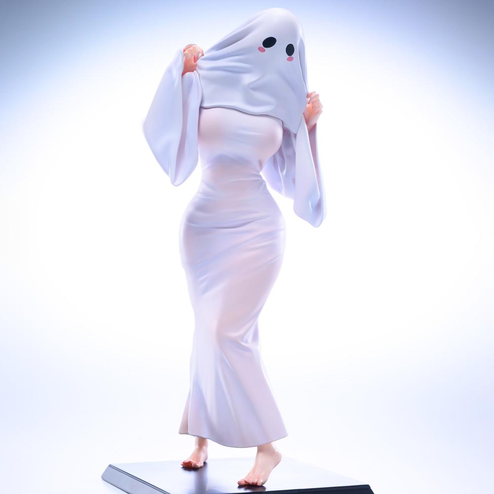 Illustration Anime Ghost Girl Figure Halloween uniform Ghost Action Figure Sexy Girl Figure Adult Collectible Model Toys Gifts