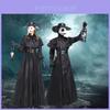 Impresionante Disfraz de Doctor de la Peste Para Halloween y Cosplay Una Túnica con Capucha Medieval, Máscara y Sombrero Para Cosplay de Monje