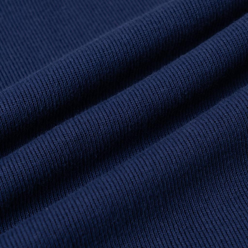 Polo Ralph Lauren Chlapecká jednobarevná mikina s vyšívaným logem na poloviční zip s dlouhým rukávem Dětská mikina Námořnická modrá 323886908-001